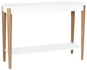 Biely konzolový stolík Ragaba Ashme, šírka 105 cm