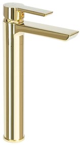 Umývadlová batéria vysoká Rea Argus zlatá