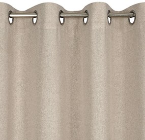 ZÁVES NA KRÚŽKOCH LIDIA 140X250 CM BÉŽOVÁ