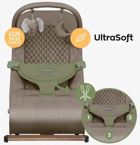Detské hojdacie kreslo Moon 30 Beige