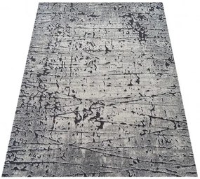 Moderný abstraktný sivý koberec Šírka: 120 cm | Dĺžka: 170 cm