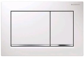 Geberit Omega30 ovládacie tlačidlo plast biele lesklé 115.080.KJ.1