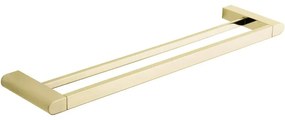 Mexen Adox, 2-radový držiak na uteráky, zlatá lesklá, 7018225-50