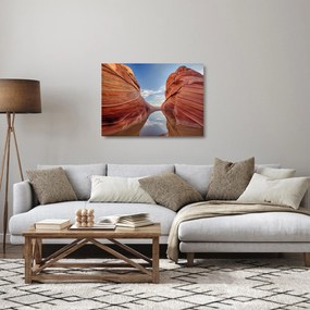 Sklenený obraz - Vermilion Cliffs Arizona (70x50 cm)