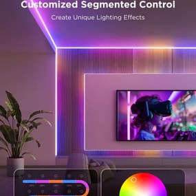 Govee - LED RGBICW Stmievateľný pásik COB 3780 diód 3m Wi-Fi Matter