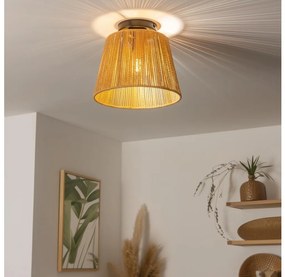 Brilagi - LED prisadené stropné svietidlo CERIA BOHO 1xE27/40W/230V, priemer 28 cm, hnedá