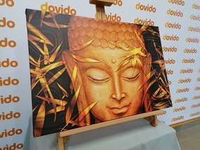 Obraz usmievajúci sa Budha - 90x60