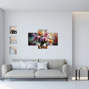 Obraz - Váza kvetov II. (90x60 cm)