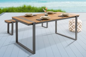 Záhradný jedálenský stôl Tampa Lounge 180cm polywood prírodný