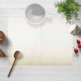 Biante Saténové prestieranie na stôl polyesterový Satén LUX-017 Smotanové 35x45 cm