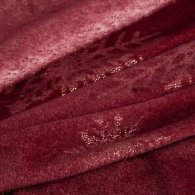 Deka CHRISTMAS 27 bordová / zlatá