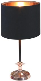 Candellux VIOLINO Stolná lampa 1X40W E14 Black 41-38784
