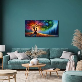 Obraz farebná harmónia stromu života