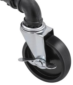 Mobilný stojanový vešiak LINEA čierny