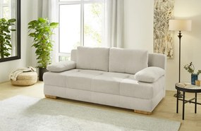 Rozkladacia pohovka na spanie Calli, béžová látka