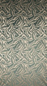 EUROFIRANY ZATEMŇOVACÍ ZÁVES NA KRÚŽKOCH MILENA 140X250 CM LISTY