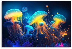 Gario Obraz na plátne Medúzy v hĺbke Rozmery: 120 x 80 cm