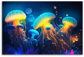 Gario Obraz na plátne Medúzy v hĺbke Rozmery: 120 x 80 cm