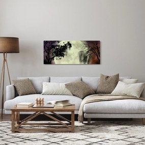 Obraz - Spln nad hladinou (120x50 cm)