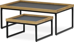 Konferenčný stolík CT-611 OAK Farba: Sivá