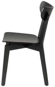 Čierna stolička v retro štýle BLACKY