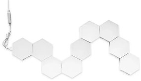 LED RGBW Stm. nástenné dekoračné svietidlo MAYA LED/1W/230V + diaľkové ovládanie