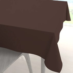 Biante Dekoračný štvorcový obrus Rongo RG-015 Tmavo hnedý 60x60 cm