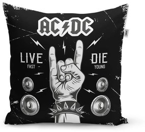 Sablio Vankúš ACDC Live fast, die young - 60x60 cm