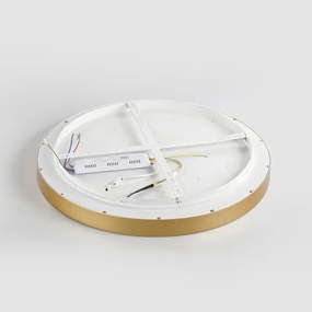 Brilagi - Stmievateľné LED svietidlo GLASS POOL DOUBLE LED/48W/230V 40 cm zlaté + diaľkové ovládanie