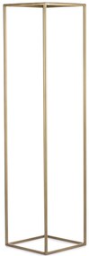 STOJAN NA KVETINÁČ SIMPLE1 100X24X24 CM ZLATÁ