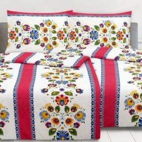 Bavlnené posteľné obliečky printed 4-dielne