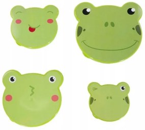 Sada detských desiatových boxov Frog, 4 ks, 200 ml, 300 ml, 500 ml a 750 ml