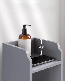 Kúpeľňová skrinka Vasagle Teisa sivá