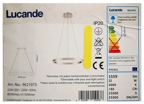 Lucande Lucande - LED Stmievateľný luster na lanku LYANI LED/20,5W/230V LW0044
