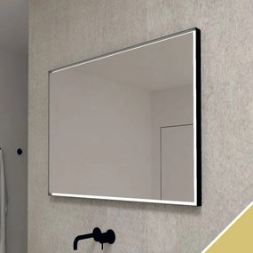 Comodo Zrkadlo v zlatom kovovom ráme s LED osvetlením po obvode Nikoletta LED 14 GOLD KÚPEĽŇOVÝ NÁBYTOK-Typ: bez vypínača, KÚPEĽŇOVÝ NÁBYTOK-Rozmery:…