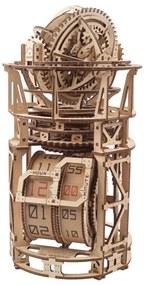 Ugears - 3D drevenené mechanické puzzle Hodinový strojček s tourbillonom