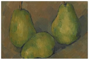 Obraz - Paul Cézanne, Three Pears, reprodukcia (90x60 cm)