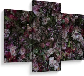 Obraz - Kvetinový múr (90x60 cm)