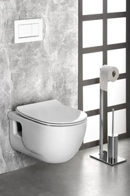 Sapho Sapho, EDITA WC sedátko, SLIM, Soft Close, biela, 1703-458