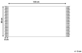 Vlnený kelímový koberec 80 x 150 cm viacfarebný JRVESH Beliani