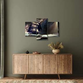 Obraz - Loď medzi útesmi (90x60 cm)