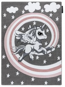 Detský kusový koberec Pony sivý 80x150cm