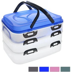 Orion Prenosný box na potraviny 3 poschodia 123949, 3 poschodia