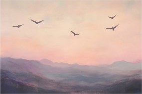 Obraz - Hejno vtákov II. (90x60 cm)
