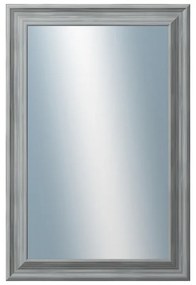 DANTIK - Zrkadlo v rámu, rozmer s rámom 40x60 cm z lišty KOSTELNÍ malá šedá (3167)