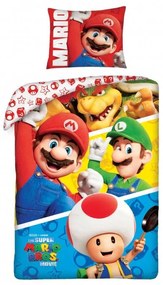Obliečky Super Mario 140 x 200 + 70 x 90 cm Halantex