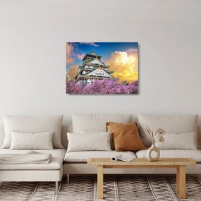 Sklenený obraz - Osacký hrad (70x50 cm)