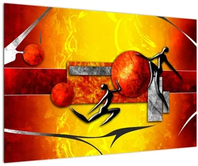 Obraz - Maľba ľudskosti (90x60 cm)