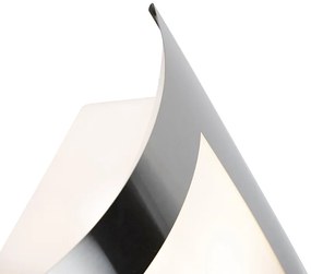 Vonkajšia nástenná lampa oceľ IP44 senzor súmraku - Emmerald