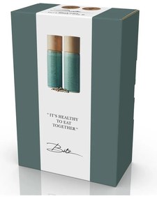 Zelená keramická sada mlynčekov na korenie a soľ 2 ks Gastro Green – Bitz